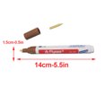 thumbnail image 3 of Repair Pen Durable Fine Workmanship Unique Design Exquisite Appearance Beautiful Smooth Surface Long Service Life Grout Sealer Brown, 3 of 9
