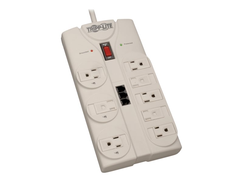 Tripp Lite Tlp808tel 8outlet Surge Protector (2,160 Joules; 8ft Cord