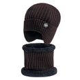 thumbnail image 3 of Winter Beanie Hat Scarf Sets Warm Hat Velvet Thickened Knitted Hat, 3 of 5