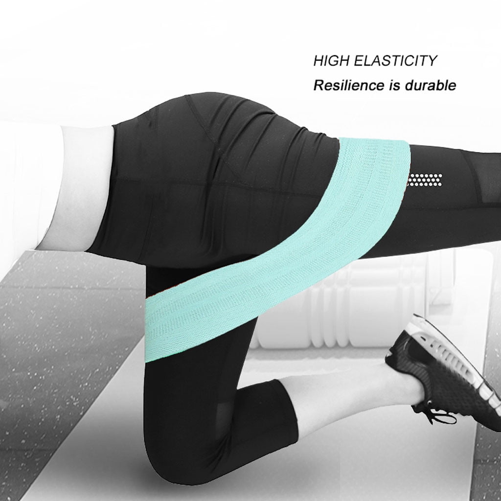 Resistance Elastic Band Exercise Yoga Belt Rubber Fitness Training Stretch VH 