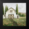 thumbnail image 2 of Nan 15x15 Black Modern Framed Museum Art Print Titled - Country Barn I, 2 of 5