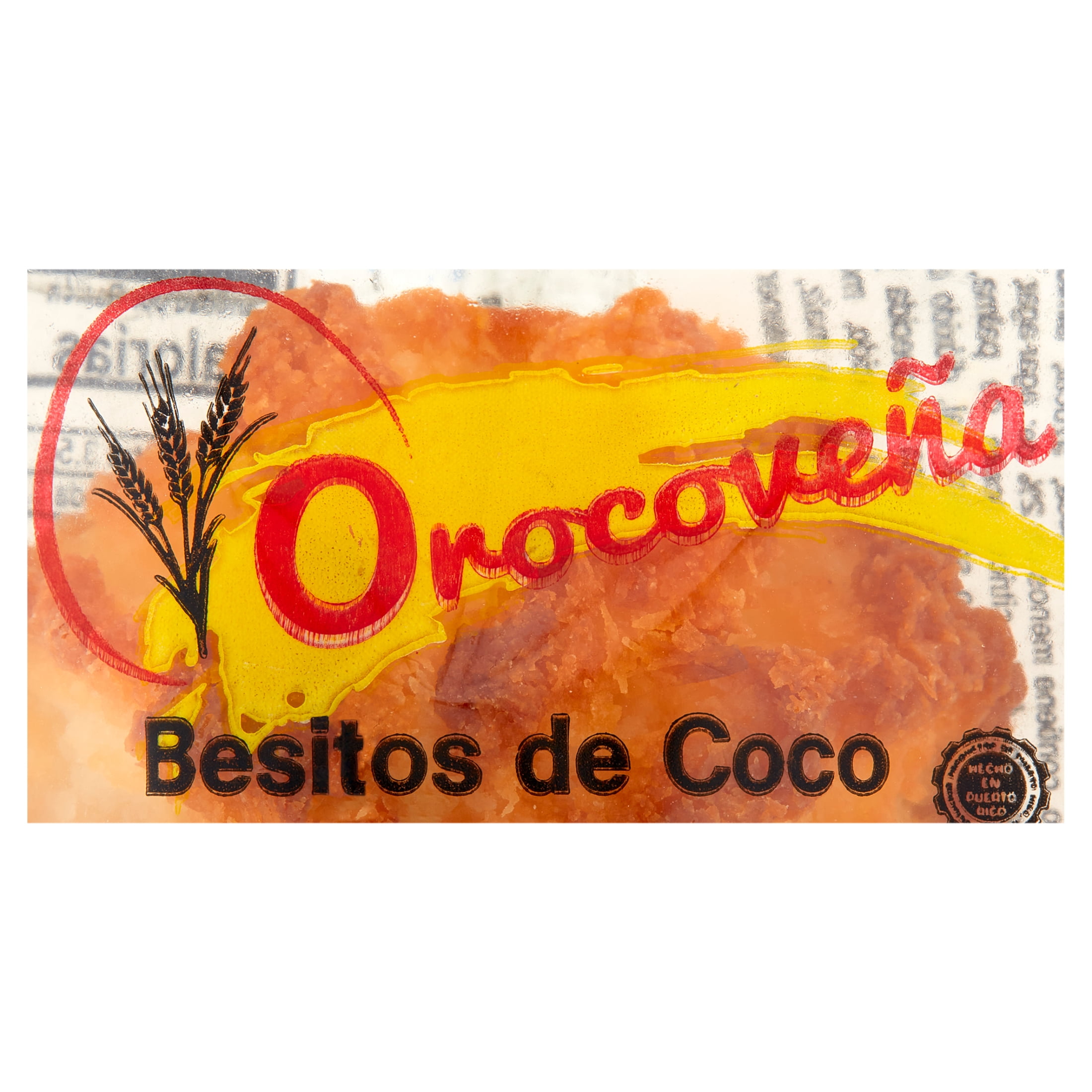 La Orocoveña Biscuit Besitos de Coco Snack 2oz