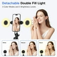 thumbnail image 2 of Selfie Stick Tripod de 70" con Luz y  Remoto - Trípode de Metal Extensible y Portátil para , , , Grabación de Video y Vlogs - Soporte Completo para Teléfono y Cámara, 2 of 6