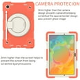 thumbnail image 2 of Decase for Samsung Galaxy Tab A8 10.5 inch 2022 SM-X200/SM-X205/SM-X207 Rugged Tablet Case,Kids Friendly Shockproof EVA Foam Handle Ring Stand Drop Protection Tablet Cover With Shoulder Strap,Orange, 2 of 8