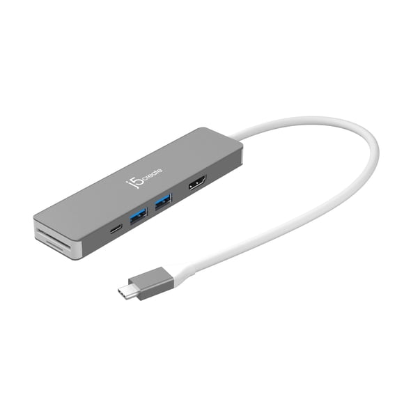 j5create JCD390: 4K HDMI and USB 3.2 Adapter for DisplayPort Alt Mode USB-C