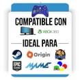 thumbnail image 4 of Control Alámbrico Virtual Zone Compatible con XBOX 360 Azul Gamepad XBOX 360, 4 of 4