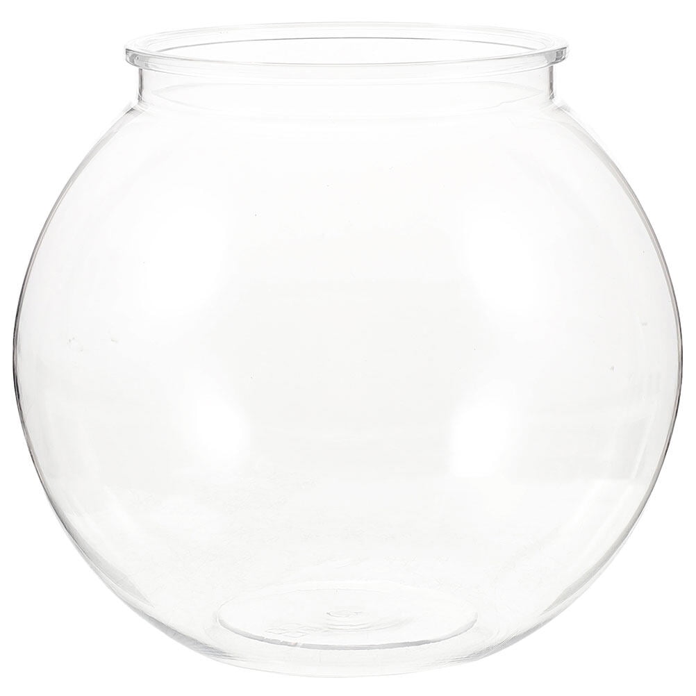 Clear Fish Bowl Small Aquarium Goldfish Tank Desktop Vases Flower Decor