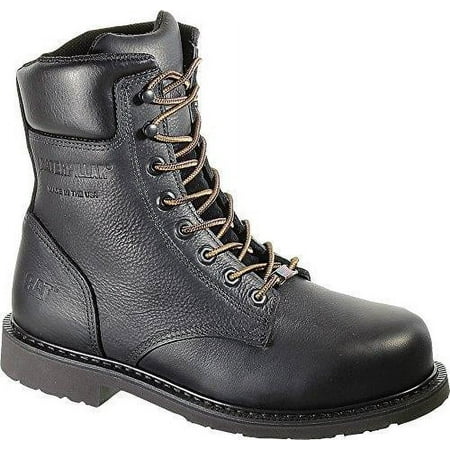 Caterpillar Men's 8 Liberty Lace-Up Steel Toe Work Boots - Black and Brown