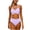 Purple, variant on cocolona Two Piece Bikini Swimsuit For Girls Fashion Solid Color Bathing Suits