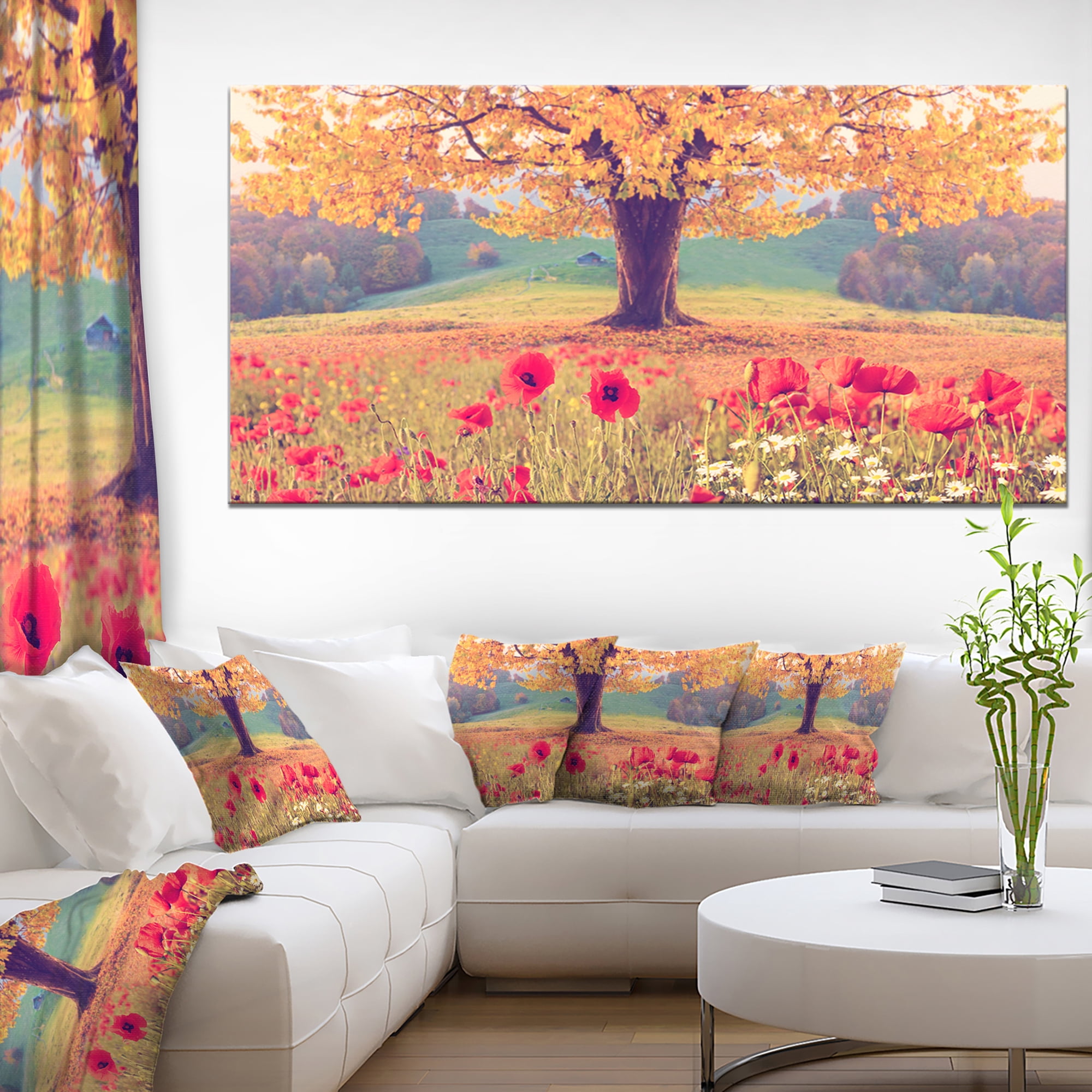 Tableau Déco Impression Sur Toile Intissé - Coquelicots - Réf. B-A-0784-b-a