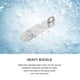 thumbnail image 2 of 20pcs Stainless Steel Padlock Hasp Latch Padlock Clasp for Door Window Cabints, 2 of 4