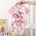 thumbnail image 2 of Zshosam Toddler Pjs Infant Kids Pajamas Junior Boys Girls Cotton Set Size 9T 10T,(Dark Purple 9-10 Years), 2 of 5