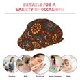 thumbnail image 7 of KLL 60s and 70s Aesthetic1 Pattern Shower Cap & Bath Cap for Women,Reversible Oversized Waterproof Shower Caps for all Hair Lengths,Elastic Reusable Bathing Hair Cap, 7 of 7