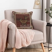 iinfinize Sofa Decor Pillow Case 18x18 Inch Cushion Cover Vintage Pillow Case Kilim Cushion Case