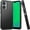 Black, variant on For Cricket Magic 2 5G 2024(2nd Version) Tough Strong Hybrid + Tempered Glass - Hot Pink