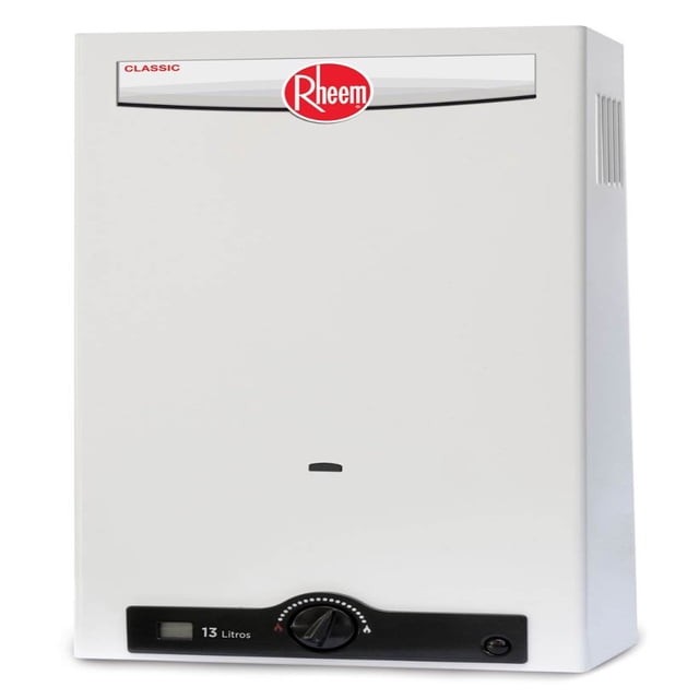 Calentador de agua Tipo Instantáneo 13 L/min Gas LP Rheem Instantáneo