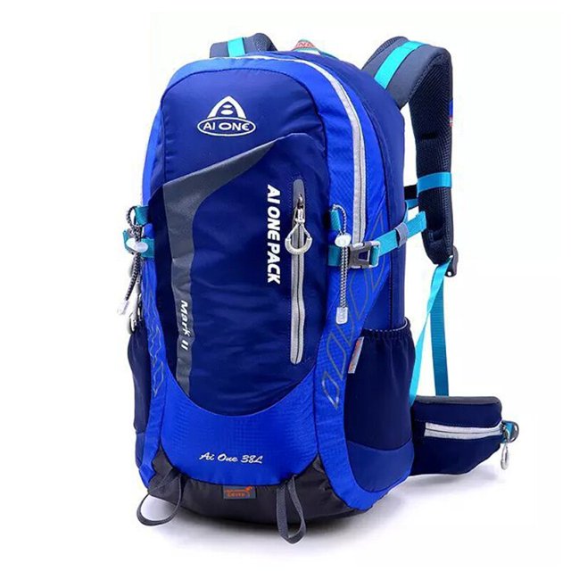 Mochila ultraligera para senderismo y acampada, bolsa de escalada para turistas, paquete plano para atletas, mochila de montaña, 38L Fivean unisex