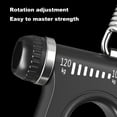 thumbnail image 7 of sunsanly Grip Strength Trainer with Timer Counter 10-120KG Adjustable Digital Display Countable Men Women Forearm Exerciser Hand Grip Power Strengthener Developer Fitness Equipment, 7 of 7