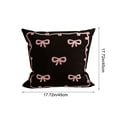 thumbnail image 3 of Uuiauoio Coquette Bow Decorative Throw Pillow Covers 18 x 18, Porch Outdoor Home Decor, Girly Bedroom Sofa Couch Cushion Case Housewarming Gift, 3 of 6
