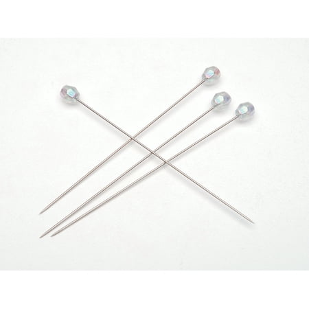 - Floral Pins Facet Flower Circle Ab 3 In By 6 Mm 100 Pieces