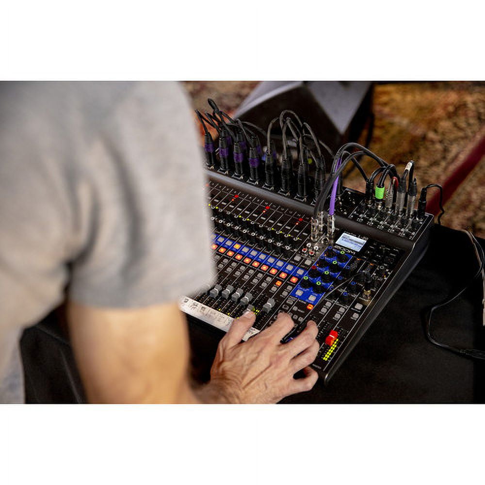 Zoom LiveTrak L-20 - 20-Input Digital Mixer & Multitrack Recorder Bundle With BTA-1 Bluetooth Adapter + MDR-7506 Professional Stereo Headphones + More