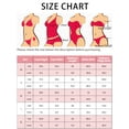 thumbnail image 5 of INSPIRAR CHIC Conjuntos de Bikini de Cadena para Mujeres de 2 Piezas con Tiras Ajustables en la Espalda Trajes de Baño en Color Rosa Fucsia, 5 of 5