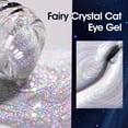 thumbnail image 4 of Gellen Cat Eye Gel Nail Polish, 18ml Gel Polish with Magnet Stick, Magnetic Shimmer Glitter Holographic Nail Polish Soak Off LED Gel for Nail Art DIY, Rainbow Effect, 4 of 12