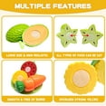 thumbnail image 4 of BeePrincess 30pcs BPA-Free Play Food Set with Storage Basket - Realistic Fake Vegetables & Fruits for Toddlers Kitchen, Ideal Cutting Toy for Kids Ages 1-3, 4 of 6