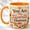 Orange, variant on Favorite Human Coffee Mug, Romantic Friendship Mug, You Are My Favorite Human Quote, Floral Heart Gift for Her, Ceramic 11 Oz Cup