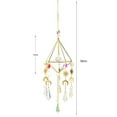 thumbnail image 2 of Crystal Windchimes Ornament Lighting Ball Home Hanging Pendant Decor (C), 2 of 8
