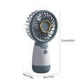 thumbnail image 3 of Handheld Fan VibHome Handheld Fans Border Small Fans Handheld Pocket Mini Fans Portable US Rechargeable Fans Gift Silent Event Engraving, 3 of 8