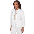 thumbnail image 3 of Alfred Dunner Womens Petite Patch Pocket Collared Jacket, 3 of 4