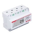 thumbnail image 1 of Electricity Meter, Power Meter 3 X 230 400V Bidirectional Multifunctional 35mm Rail Installation  For Office, 1 of 8