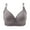 Gray, variant on Push Up Bras For Women Full Support Breathable Bra Plus Size No Underwire Bras Everyday Comfortable Bra Khaki 4XL