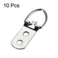 thumbnail image 2 of Unique Bargains D Ring Picture Hangers, 54mm x 22mm Silver Tone Assortment Kit for Photo Hanging 10Pcs, 2 of 4