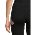 thumbnail image 5 of The Pioneer Woman Pull On Embroidered Bootcut Jeans, 32” Inseam, Sizes XS-3X, Women's and Women's Plus, 5 of 6