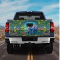 thumbnail image 3 of Stained Glass Elephant Tailgate Wrap – Colorful Elephant & Floral Mosaic Truck Tailgate Decal, Artistic Wildlife Pickup Tailgate Graphic, 3 of 7