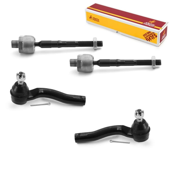 Metrix Premium Chassis Parts - 4 PC Inner & Outer Tie Rod End Kit Fits 06 Lincoln Zephyr, 07-12 MKZ, 06-12 Ford Fusion, 06-09 Mercury Milan, Replacement EV800531, ES800102, ES800101