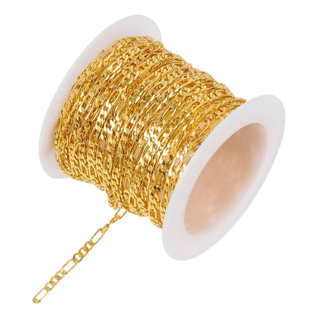 EeaseCA 1 Rouleau de Chaîne de Collier DIY Chaîne en Cuivre Matériel de Chaîne de Bijoux DIY