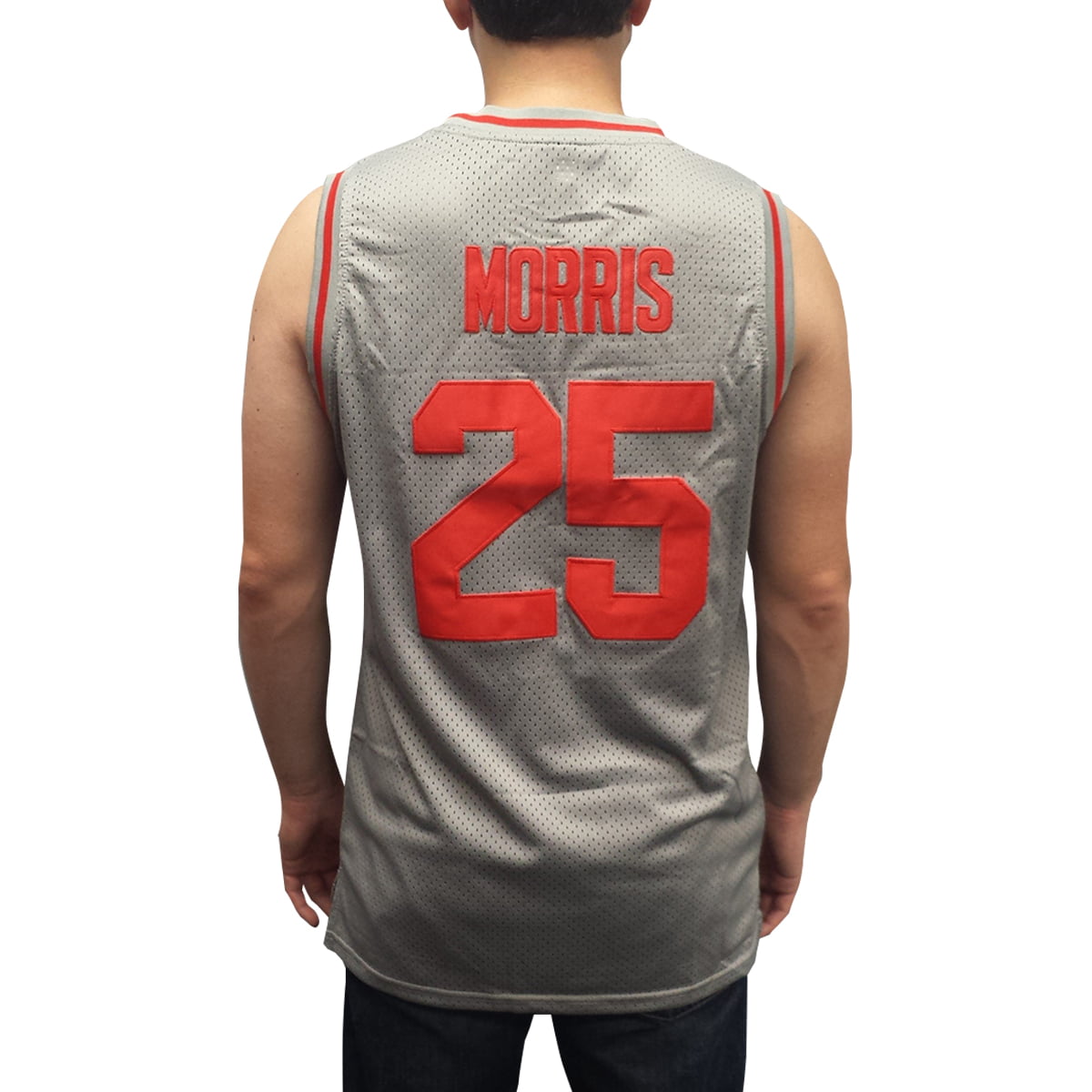 Zack Morris #25 Bayside Basketball Jersey Saved By The Bell Tigers Costume  TV 