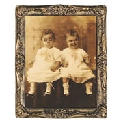 Seasonal Visions Creepy Twins Holographic Framed Portrait Halloween Decoration - 22 in x 17 in