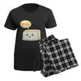 thumbnail image 5 of CafePress - Kawaii Tofu Asking People To Women's Dark Pajamas - Women's Short Sleeve Print T-Shirt and Pants Dark Cotton Pajama Set, 5 of 7