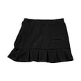 thumbnail image 5 of Wxolcjlv Womens Ruffle Hem Mini Skort High Rise Fitted Silhouette Travel Casual Skorts, 5 of 5