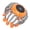 Orange, variant on Nieyigj Electronic Claw Head Massager Intelligent Musical Sound Red Ray Decompression Vibration Scalp Massager For Deep Relaxation And Stress Relief Therapy At Home Or Office, Pearl White