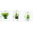 thumbnail image 2 of Artificial flowers,6Pack Artificial Succulent With Pots Small Succulents Indoor Succulent For Windowsills Bedroom Desk Bathroom Home Decor, 2 of 8