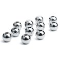 thumbnail image 4 of veasfak 50 Pcs 8mm Entretoise en Acier Inoxydable Grand Trou Perle Ronde Ample Bijou Charme 4mm, 4 of 9