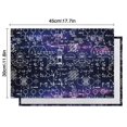thumbnail image 5 of Math Equations Biology Molecules Green Pattern Summer Placemats Table Placemats Set Of 6-Linen Kitchen Washable Placemats Table Mats 11.8"x17.7" Non-Slip Heat Resistant, 5 of 5