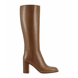 Bottes Genouillères Marc Fisher En Daim Taupe - Taille 7 Femme, Occasion Porté Mais élégant
