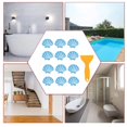 thumbnail image 2 of Pegatinas para bañera, pegatina de seguridad adhesiva con forma de concha antideslizante (azul) Likrtyny Para estrenar, 2 of 8