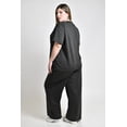 thumbnail image 3 of Conjunto casual blusa + pantalon Roman Fashion /Tallas Extras, 9006 (Negro) negro 40, 3 of 6